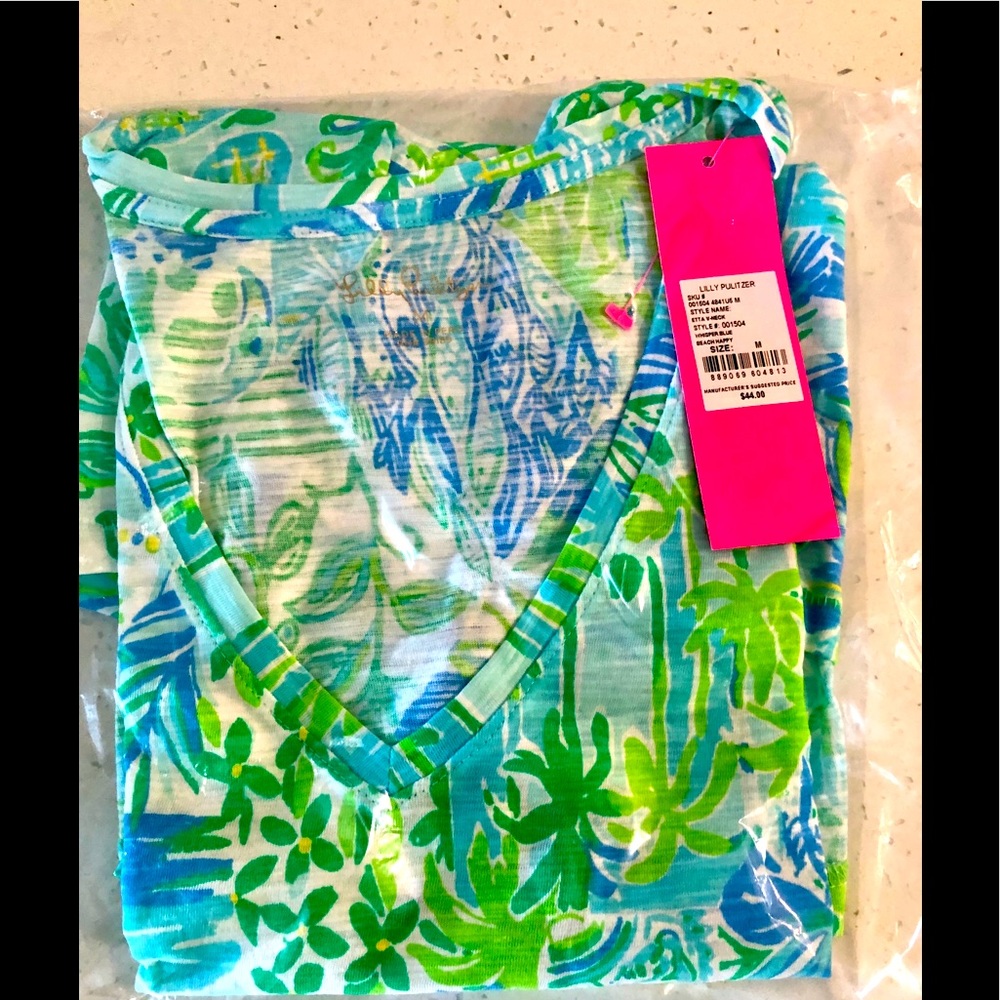 Lilly Pulitzer NWT Etta SS Ella Top